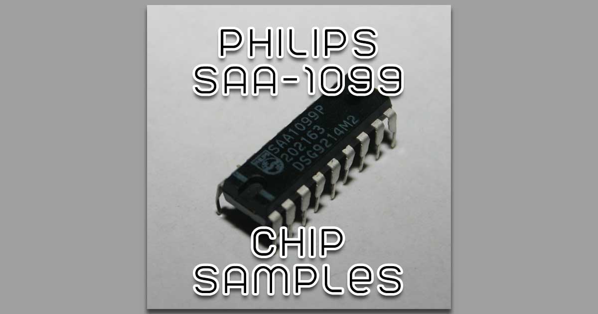 Free Philips SAA-1099 Hardware Chip Samples