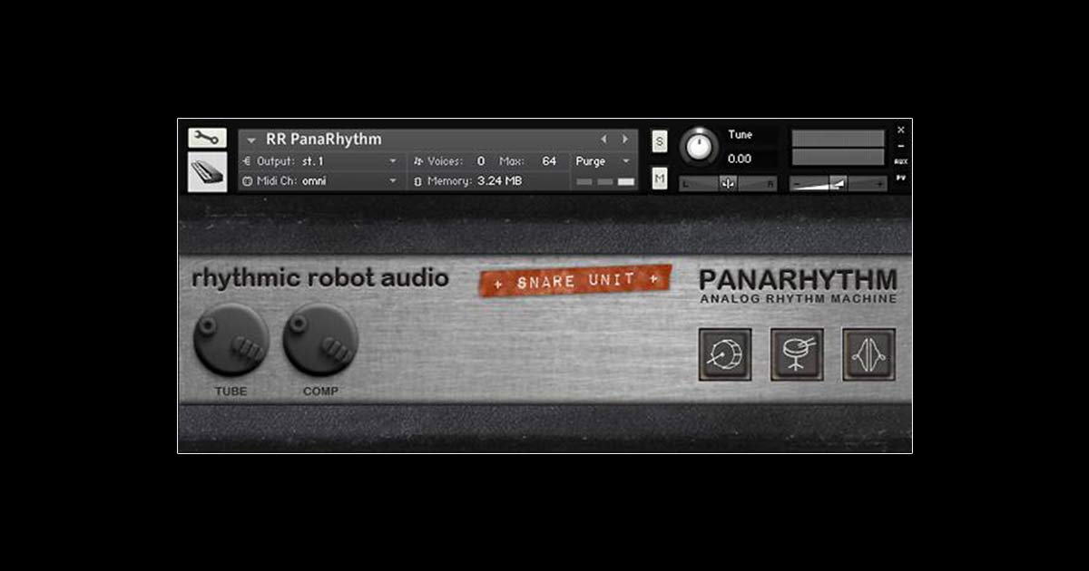Rhythmic Robot PanaRhythm - Free Drum Machine For Kontakt