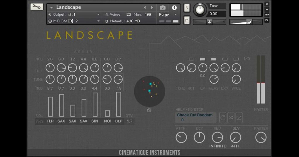 Cinematique Instruments - Landscape For NI Kontakt