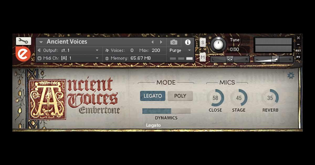 Embertone Ancient Voices - Free Kontakt Choir Instrument