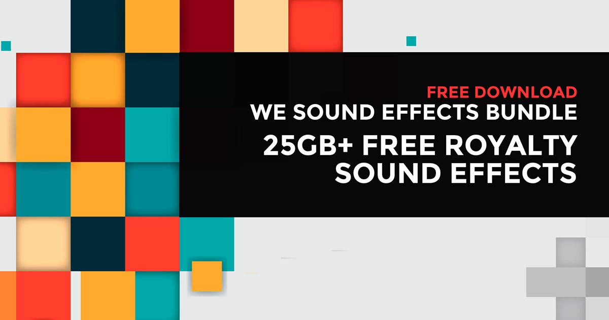 We Sound Effects Bundle 2020 25gb Download Free Sample Packs