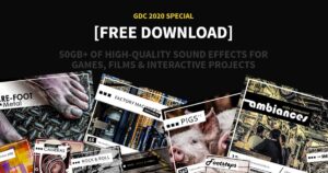 Game Audio GDC Bundle 2020 - 50gb FX Bundle