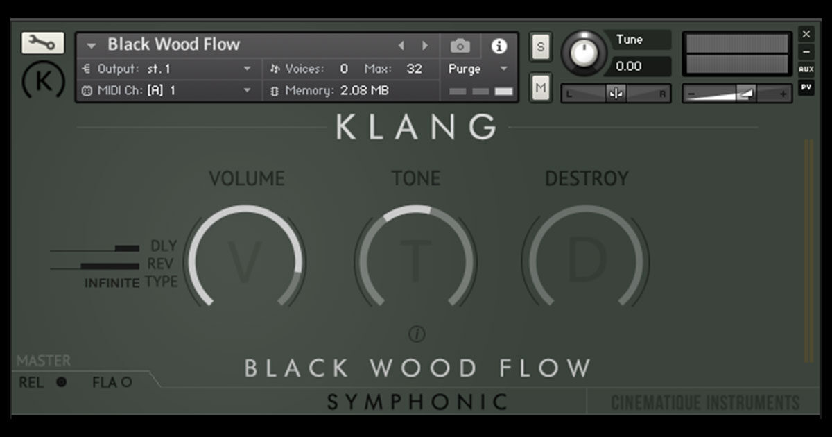 Klang Black Wood Flow - Free Kontakt Instrument