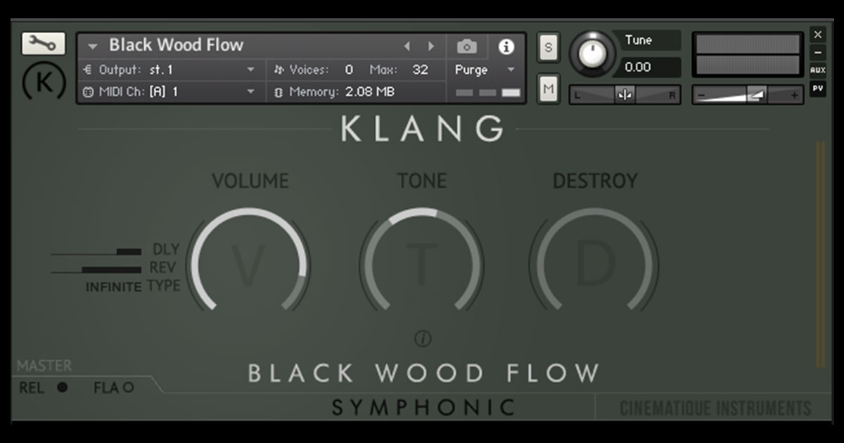 Klang Black Wood Flow - Free Kontakt Instrument