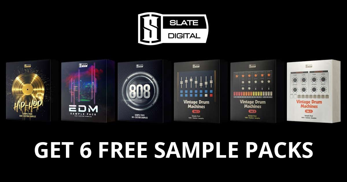 Download 6 Free Slate Digital Sample Packs Now