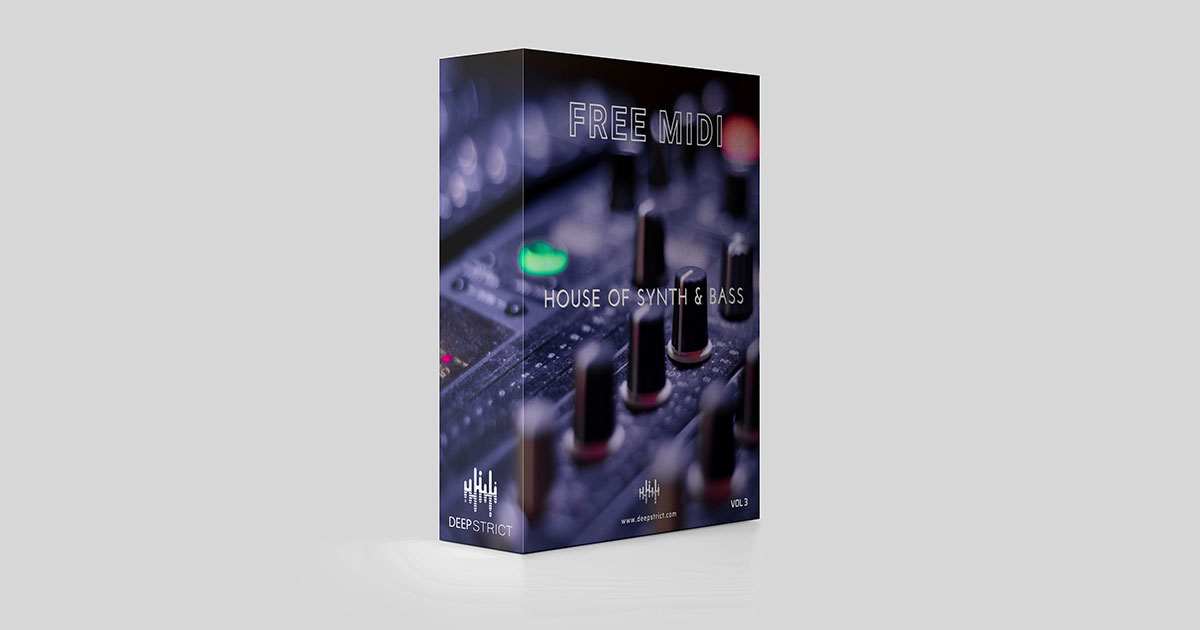 Get House of Synth & Bass Midi Pack Vol.3 Free Now