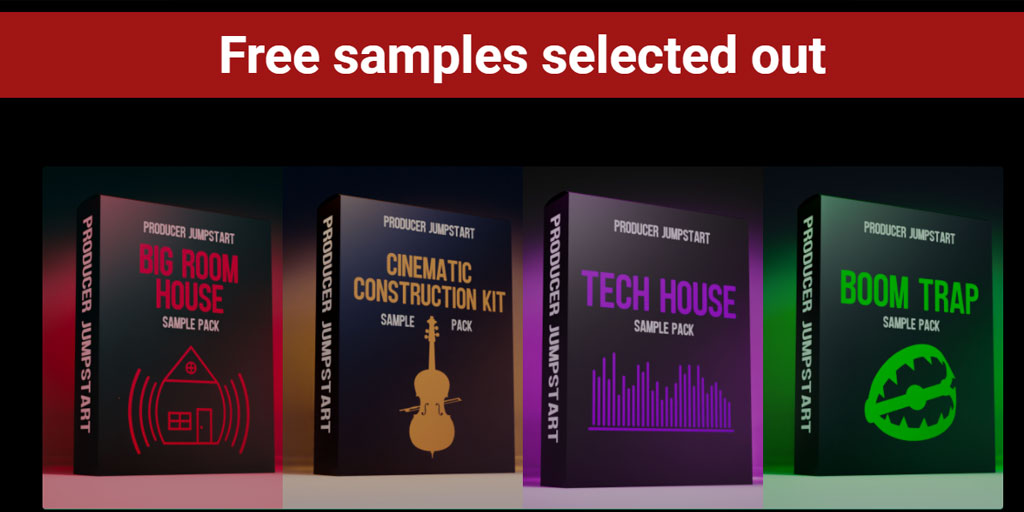 130 Free Trap, Bigroom and Tech House Samples - Free Sample Packs